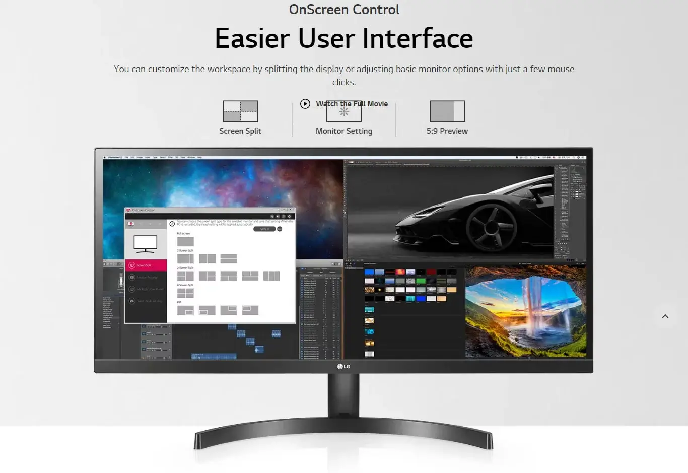 lg ultrawide 29wl50s-b